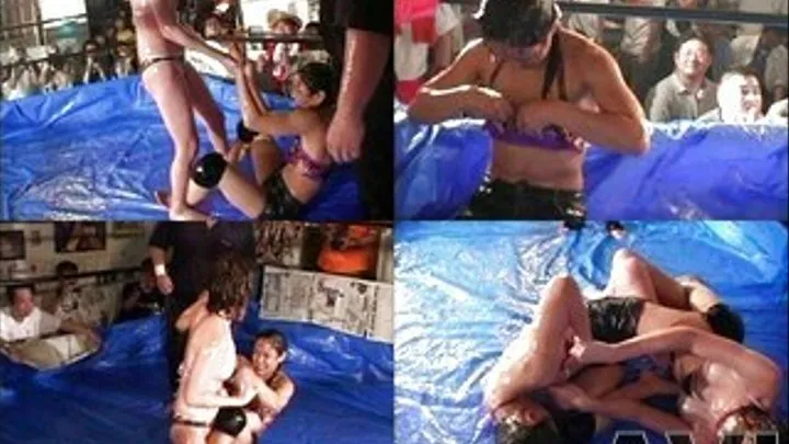 Wet & Slimy!!! Girls Go Wild In A Match In The Ring! - CFLD-029 - Part 3 (Faster Download - )