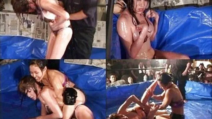 Wet & Slimy!!! Girls Go Wild In A Match In The Ring! - CFLD-029 - Part 2 ( - AVI Format)