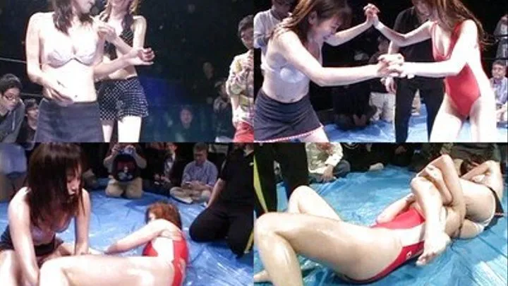 Femfighters Roll Around The Floor During The Match - CFLD-029 - Part 2 ( - AVI Format)