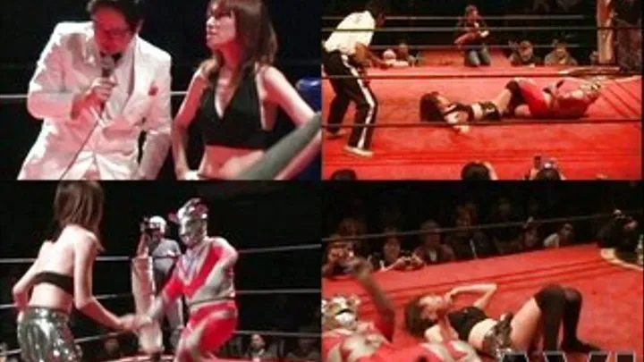 Masked Man Thumps Lady Fighter Down!!! - CFLD-031 - Part 2 (Faster Download - )