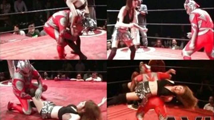 Masked Man Thumps Lady Fighter Down!!! - CFLD-031 - Full version (Faster Download - )