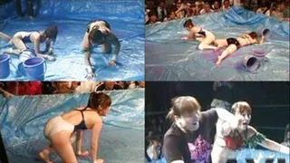 Femfighters Thump One Another In A Wet & Messed Up Ring - CFLD-032 - Part 2 (Faster Download - )