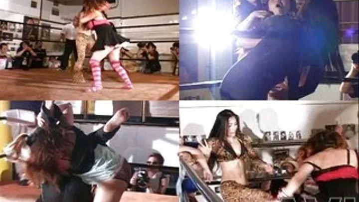 Ladies Are In The Ring, Lifting And Slamming And Leg Locking Each Other - CAD-013 - Part 1 (Faster Download - )