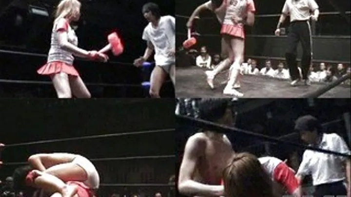 Sexy Lass Wants To Beat Man While In The Ring - CPD-036 - Part 2 (Faster Download - )