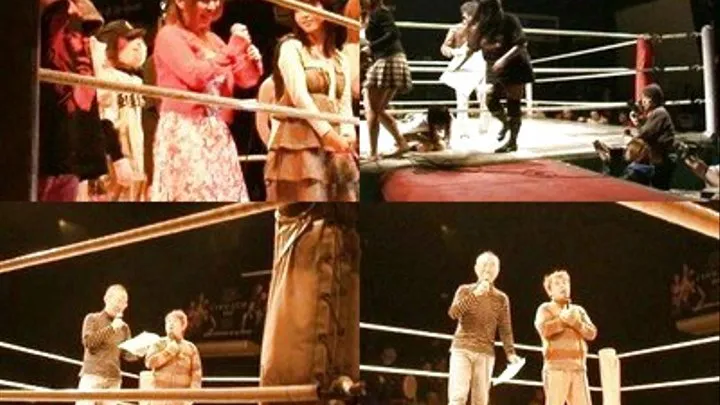 Lady Wrestlers Are Introduced In The Ring - CPD-042 - Part 2 ( - AVI Format)