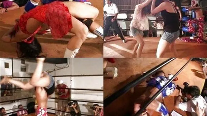 It's A Rowdy Fight In The Ring! Men and Women Join The Match - CPD-046 - Full version ( - AVI Format)