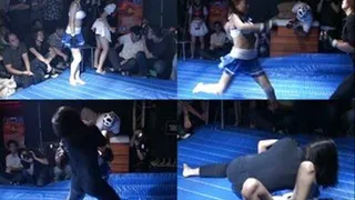 Boxing Turned Into Wrestling Where Ladies In Gloves Join In - CPD-015 - Part 1 (Faster Download - )