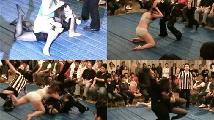 Ladies Are On The Ground For A Wild Fight! - CFLD-455 - Part 2 ( - AVI Format)