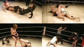 Ladies try to get each other naked during a match - CFLD-016 - Part 2 ( - AVI Format)