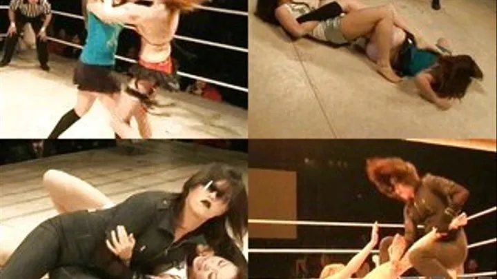 Ladies try to get each other naked during a match - CFLD-016 - Part 1 (Faster Download - )