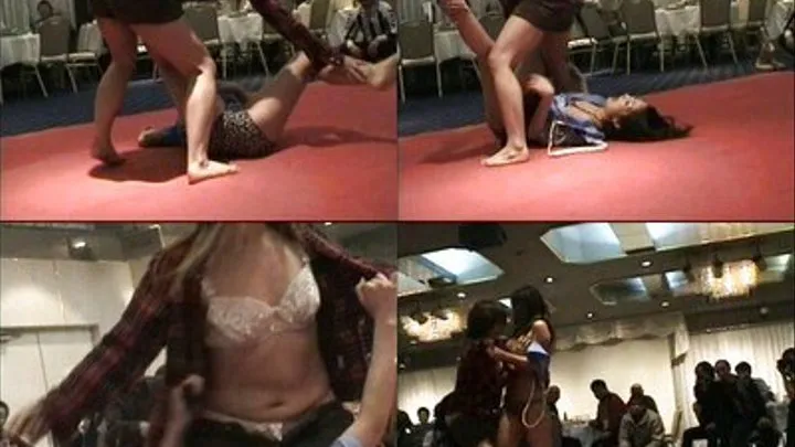 Ladies are almost naked as they wildly fight and strip each other - CFLD-025 - Part 1 ( - AVI Format)