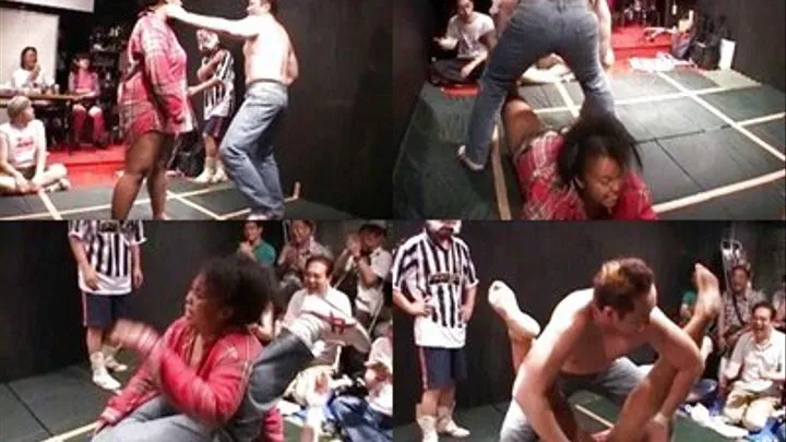 Black lady is punched and beaten up by a man - CFLD-022 - Full version ( - AVI Format)