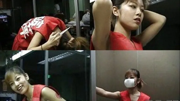 Lady is smiling while tying her hair up - CFLD-013 - Full version (Faster Download - )