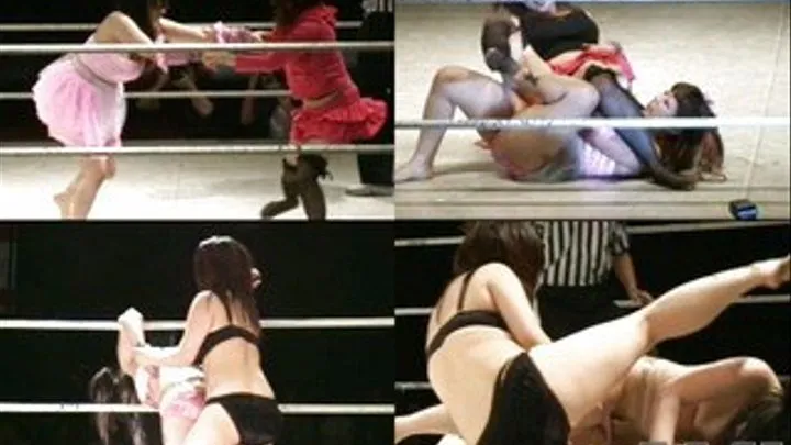 Ladies got their clothes removed intentionally during a wrestling match - CFLD-014 - Full version (Faster Download - )