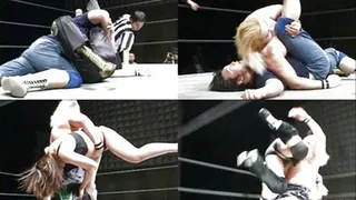 It's a close fight between men versus ladies in tag team match - CPD-009 - Part 4 ( - AVI Format)