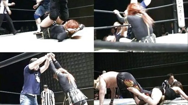 It's a close fight between men versus ladies in tag team match - CPD-009 - Part 2 ( - AVI Format)