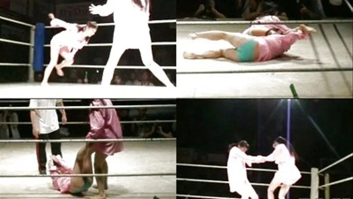 Ladies cover their bodies in bikini with oversized collared shirt as they fight - CFLD-014 - Part 1 ( - AVI Format)