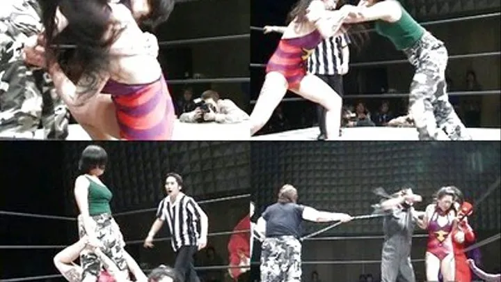 Lady Tries to Defeat Man In The Ring - CAD-010 - Part 4 ( - AVI Format)