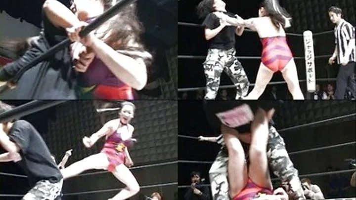 Lady Tries to Defeat Man In The Ring - CAD-010 - Part 2 ( - AVI Format)