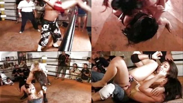 Man Joins Ladies As They Fight - CFLD-061 - Part 2 ( - AVI Format)