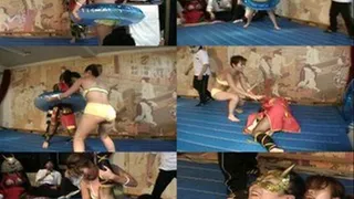 Playful Yet Brutal Wrestling Between Femfighters - DSC-006 - Part 1 (Faster Download - )