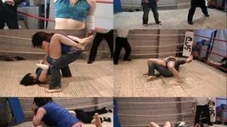 Hottie In Jeans Attacks Femfighter... But Loses! - NCLD-004 - Part 1 (Faster Download - )