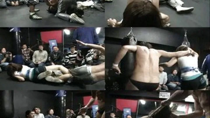 Poor Lady Struggles From Strong Male Opponent - CPD-065 - Part 2 (Faster Download - )