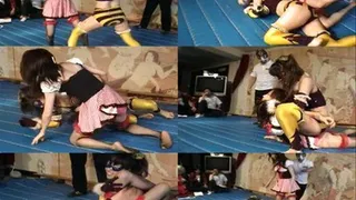 Ms. Bee Stings Female Opponent! - DSC-006 - Part 2 ( - AVI Format)