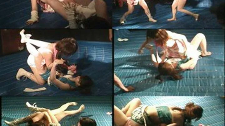 Sexy Femfighters Slammin' Bodies On The Floor - NCLD-006 - Part 1 (Faster Download - )