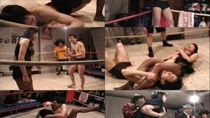 Powerful Femfighter Effortlessly Puts A Slave Down - CFLD-033 - Part 2 (Faster Download - )