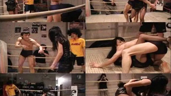 Powerful Femfighter Effortlessly Puts A Slave Down - CFLD-033 - Part 1 (Faster Download - )