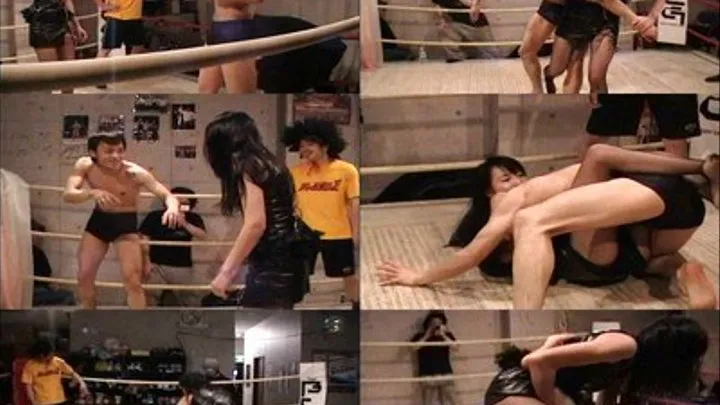 Powerful Femfighter Effortlessly Puts A Slave Down - CFLD-033 - Part 1 ( - AVI Format)