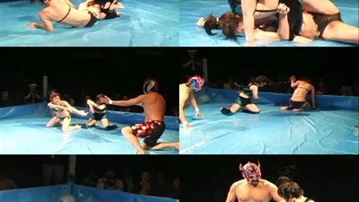 Female Wrestlers Close Match in Slippery Ring - CPD-068 - Part 2 ( - AVI Format)