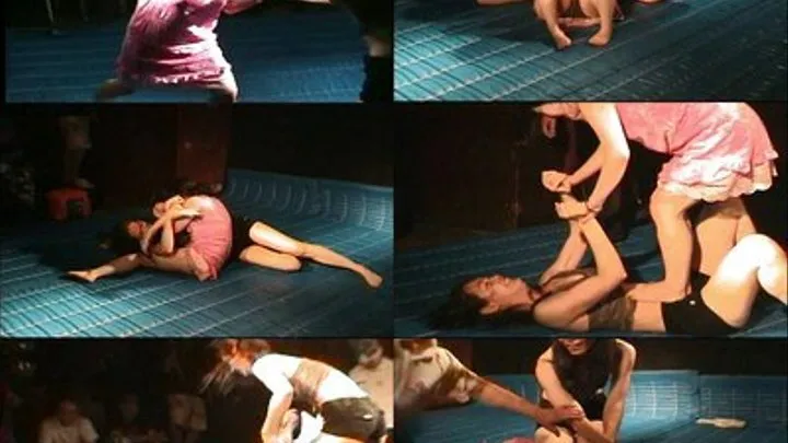 A Close Match Between Two Femfighters - CFLD-035 - Part 3 ( - AVI Format)