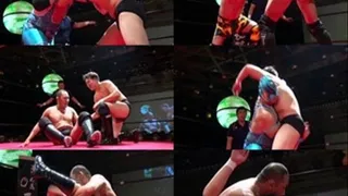 Two-on-two Professional Brutal Male Wrestling!