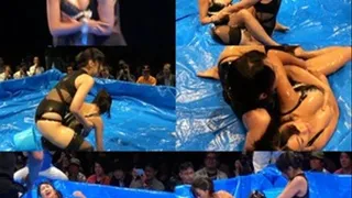 Wet, Wild Amateur Bikini Cat Fight! - Part 1 (Faster Download)