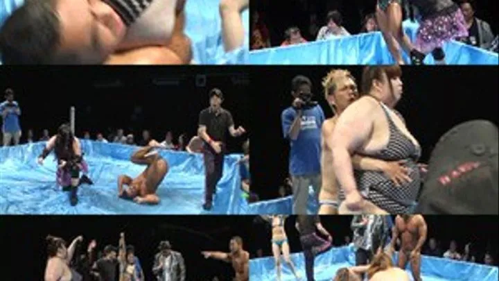 Big Female Wrestler Destroys Male Opponents! Part 3 - CPD-107 (Faster Download)