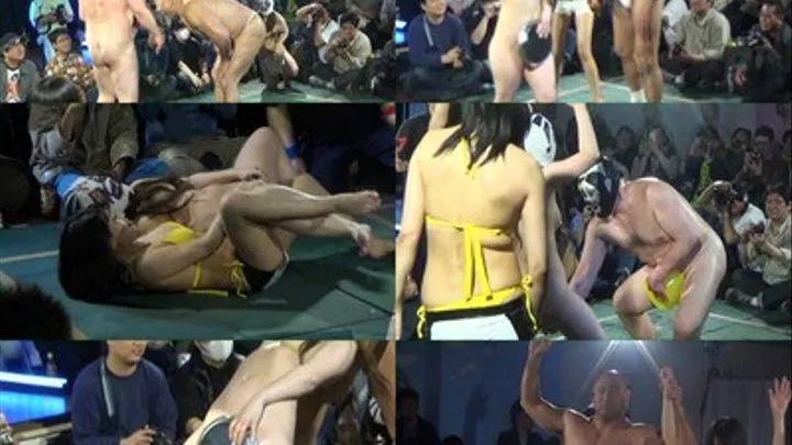 Pro Wrestling Masked Couple Gets Dominated by Volunteers From the Audience! - Part 2 - CPD-105