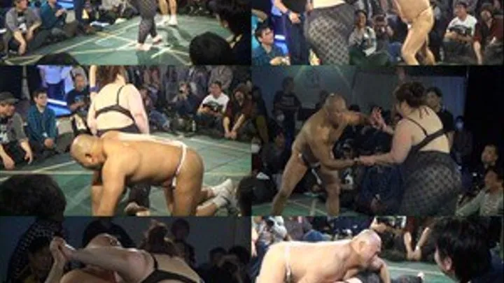 Buff Man Wrestles Fat Woman! - Part 2 - CPD-106 (Faster Download)