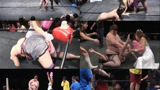 One Fat Lady Versus An Entire Team of Skinny Female Fighters! - Part 2 - CPD-104 (Faster Download)