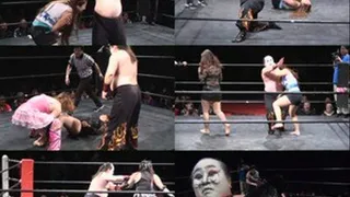 Fat Man Dominates Enemies in Mixed Tag Team Match! - Part 3 - CPD-104 (Faster Download)