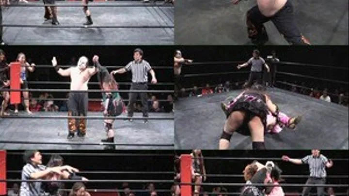 Fat Man Dominates Enemies in Mixed Tag Team Match! - Part 2 - CPD-104 (Faster Download)