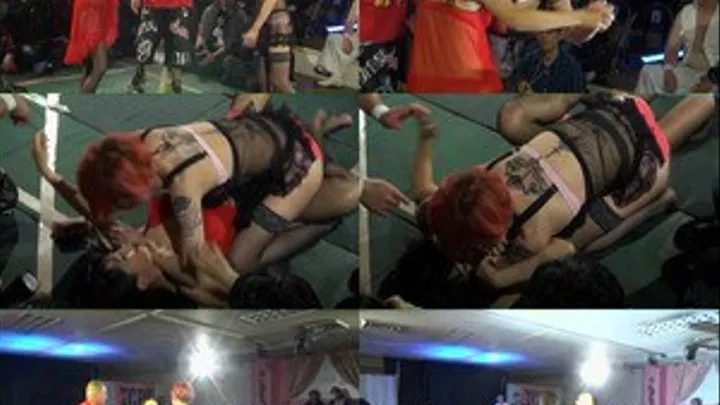 Lady in Red Unleashes Hell in the Ring! Part 1 - CPD-106 (Faster Download)