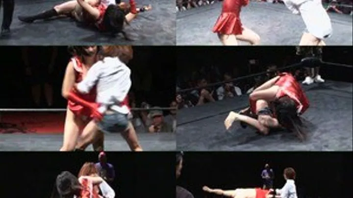 Lady Wrestlers Get Into Brutal Catfight! Part 2 - CPD-103 (Faster Download)