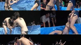 Soaked Ichiko is Dragged Across the Ring! - Part 2