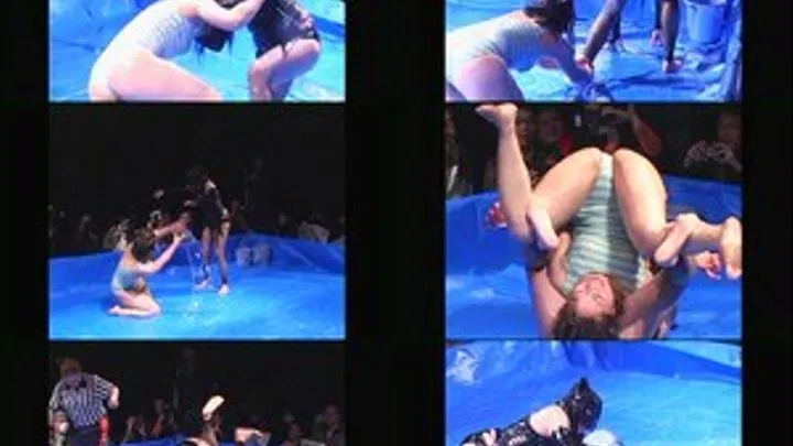 Wet Hair Pulling and Wrestling! - Part 2 (Faster Download)