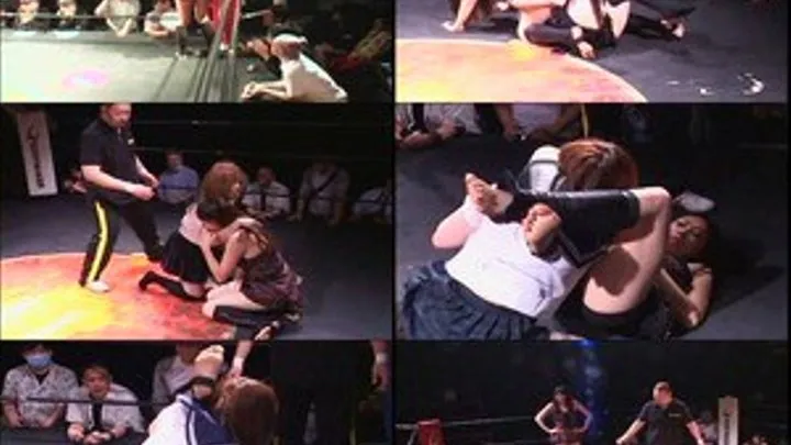 A Powerful Schoolgirl Wrestling Match! - Part 1 (Faster Download)