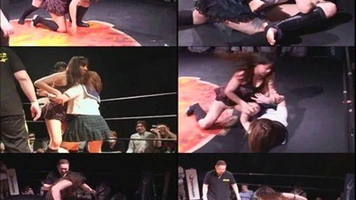 A Powerful Schoolgirl Wrestling Match! - Full version