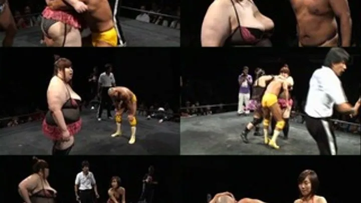 Giantess Sakura Dominates TWO Men - Part 4 (Faster Download)