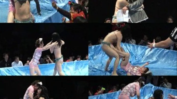 Bikini Ladies in Wet and Wild Stage Fight! - Part 5 - CPD-107 (Faster Download)